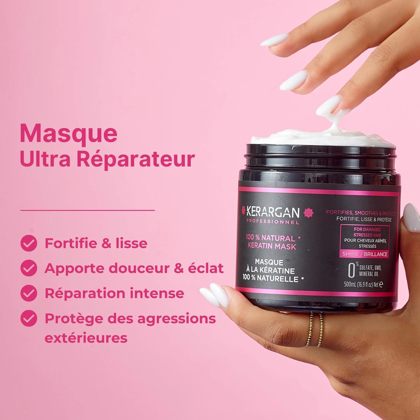 Masque Réparateur à la Kératine Avantages