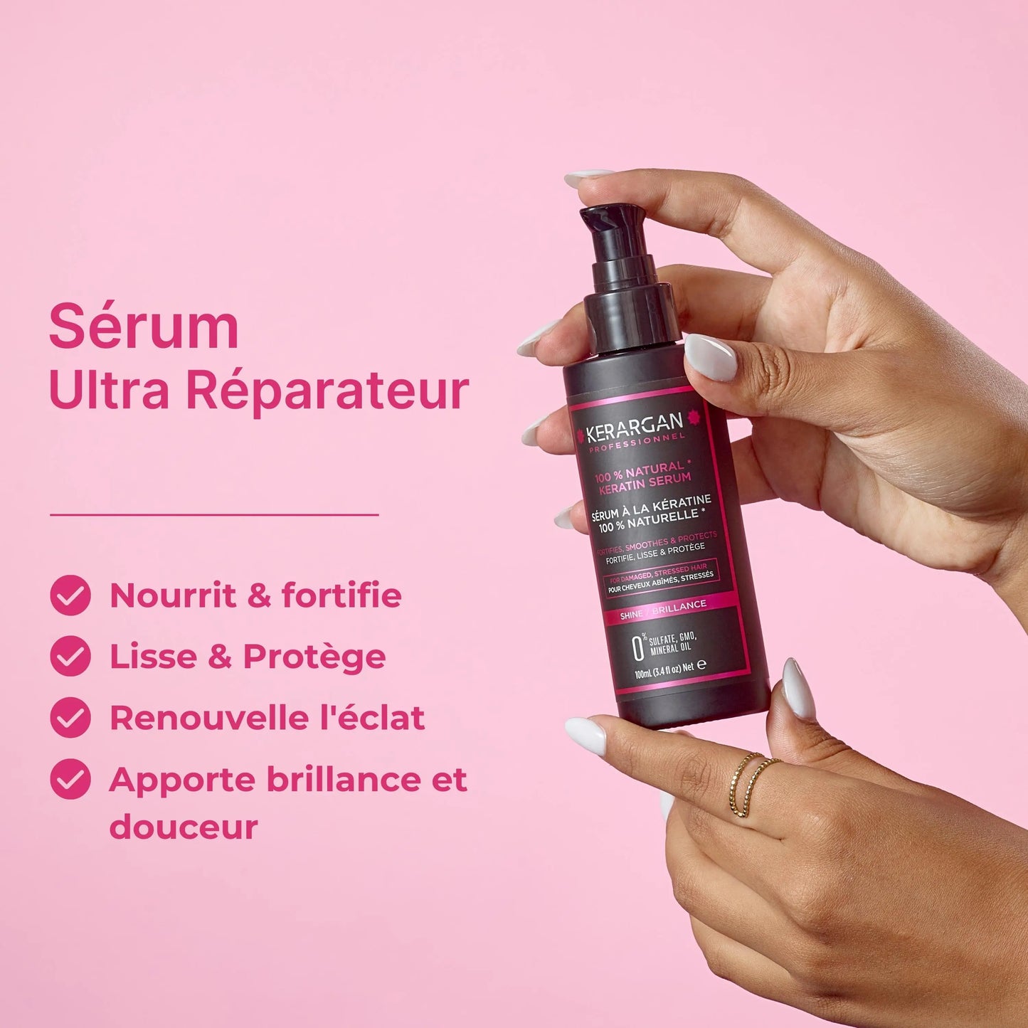 Sérum Réparateur à la Kératine Avantages