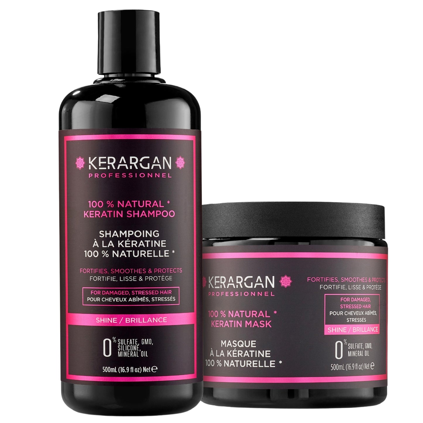 Duo Réparateur Shampoing & Masque à la Kératine - MARC GRAYS
