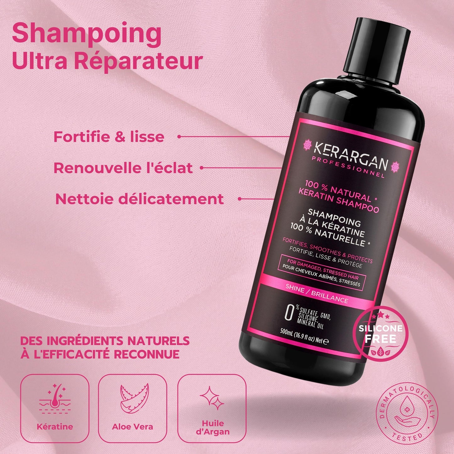 Duo Réparateur Shampoing & Masque à la Kératine