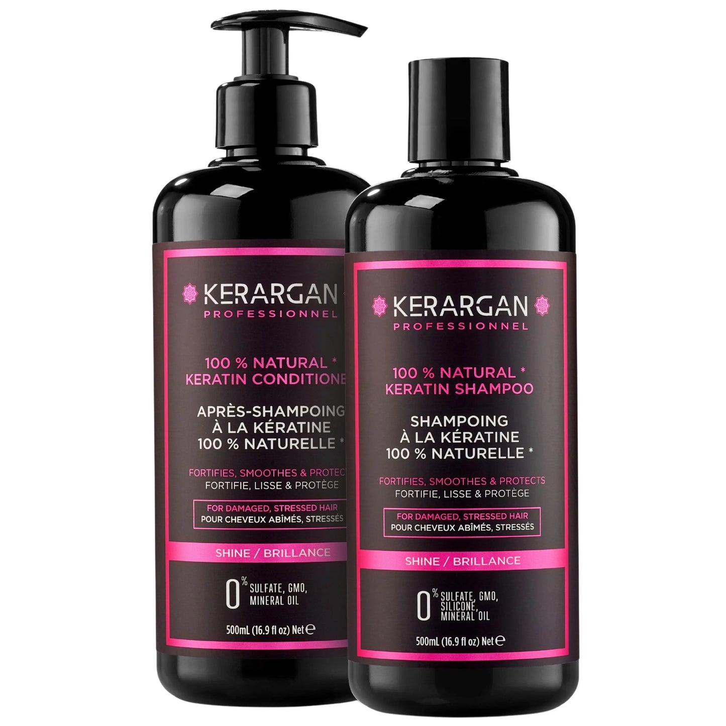 Duo Réparateur Shampoing & Après-shampoing à la Kératine - MARC GRAYS