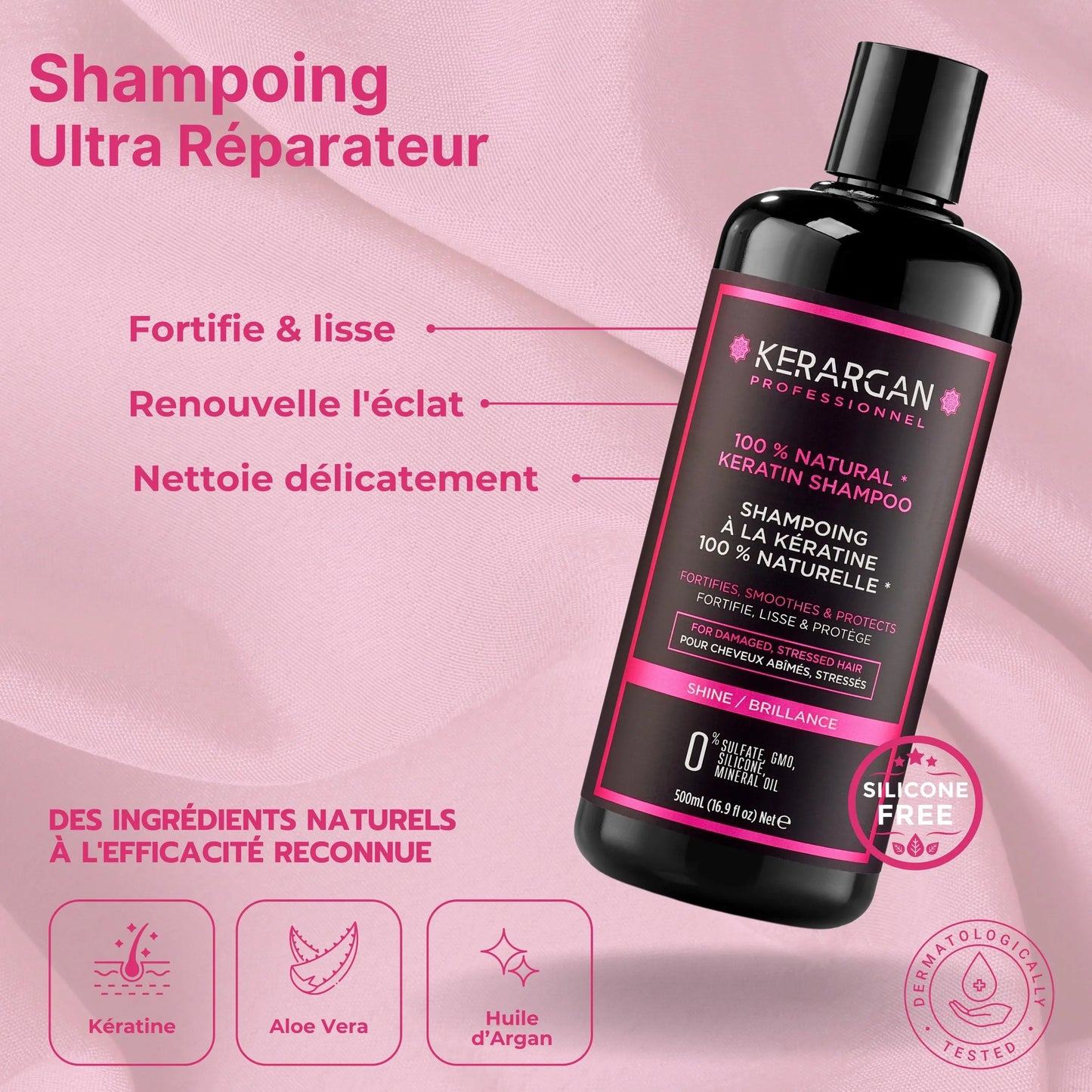 Duo Réparateur Shampoing & Après-shampoing à la Kératine