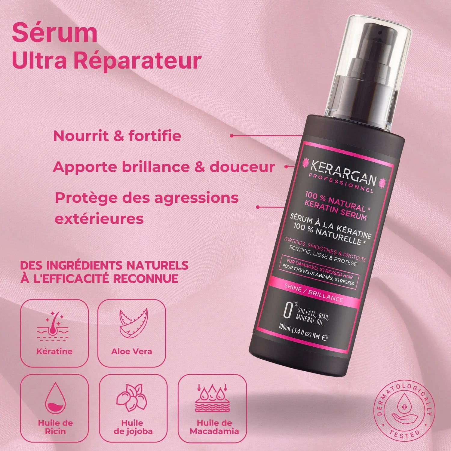 Kit de soins complet 5 pièces à la Kératine - MARC GRAYS