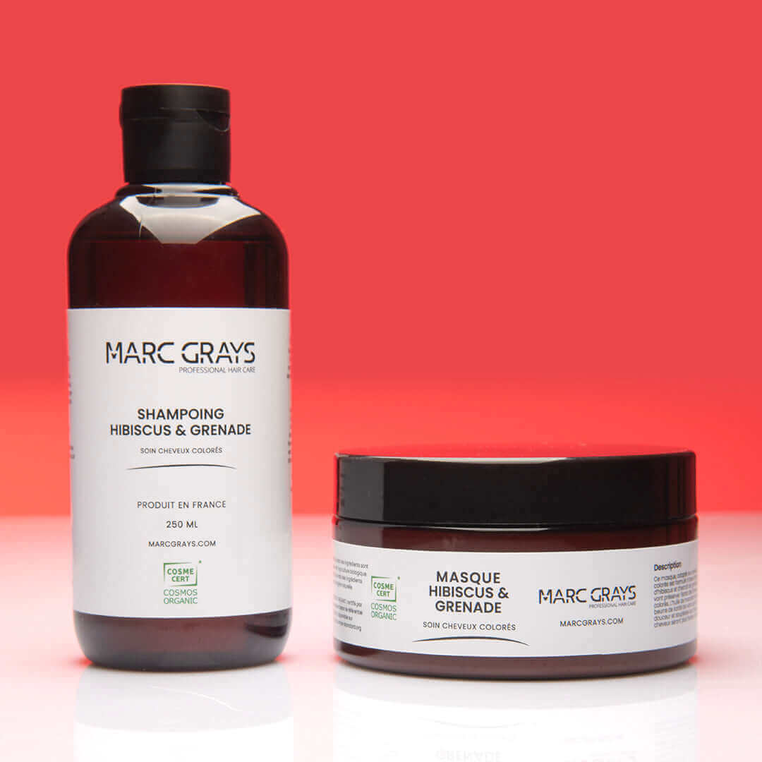 Couple shampoing et masque pour cheveux colorés - Marc Grays