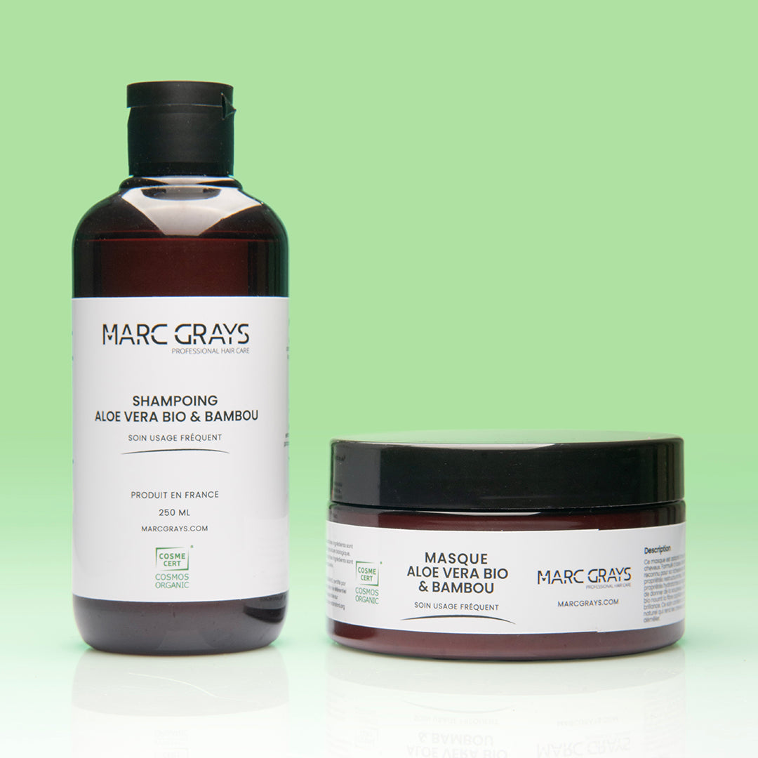 Duo Shampoing et Masque bio pour usage fréquent - Marc Grays